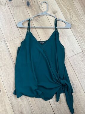 Papermoon Teal Wrap Tie Cami